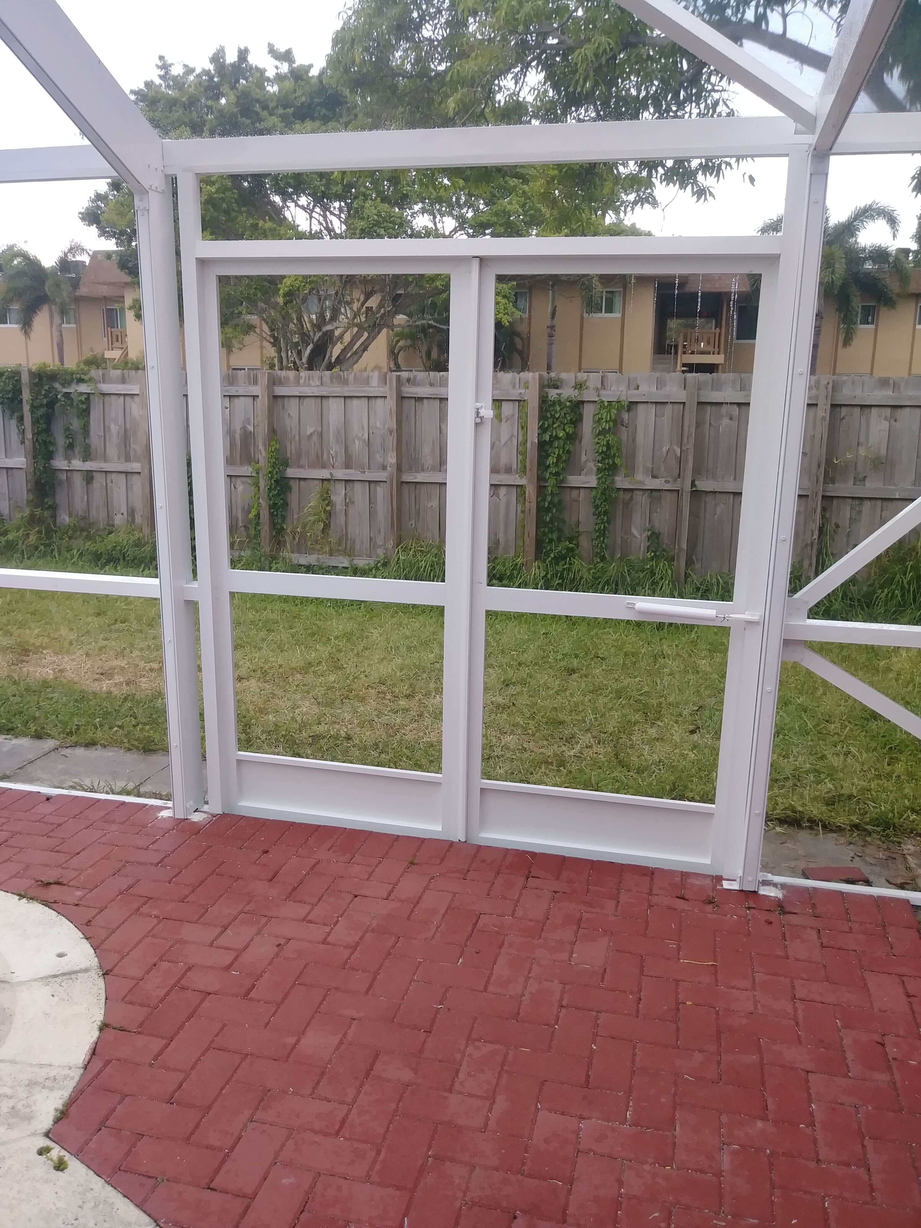 Heavy-Duty Single Pool Enclosure Door - Image 1
