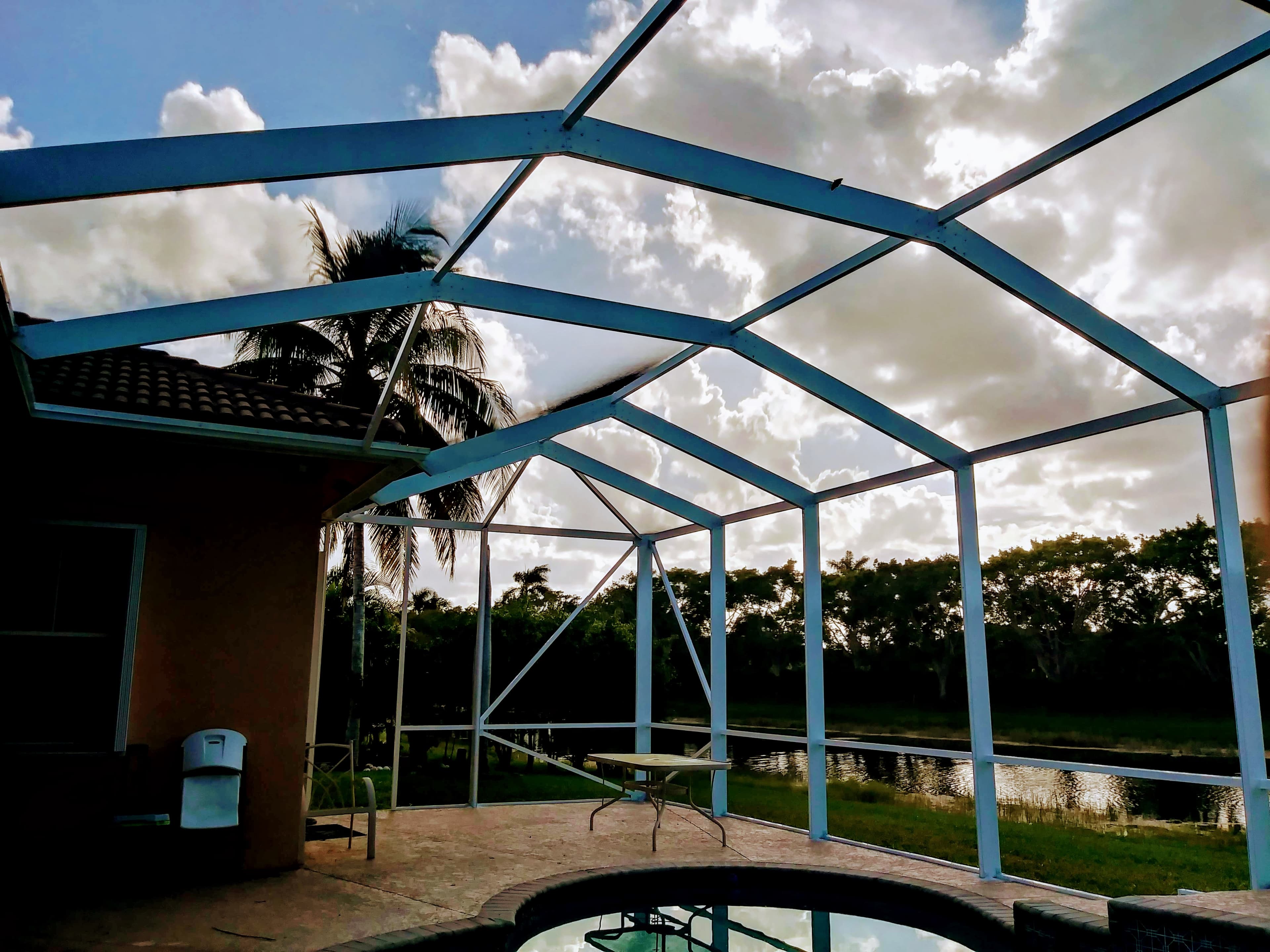 Weston Modern Contemporary Pool Enclosure - Image 1